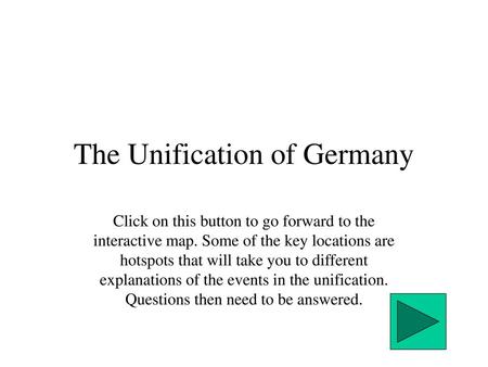 The Unification of Germany