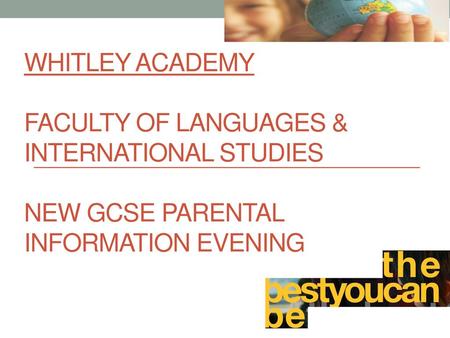 The New GCSE First Year 11 exams will be in The new GCSE course is assessed entirely through externally assessed exams at the end of Year 11.