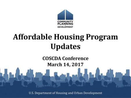 Affordable Housing Program Updates