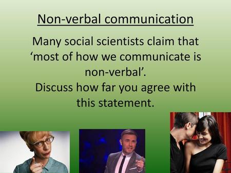 Non-verbal communication