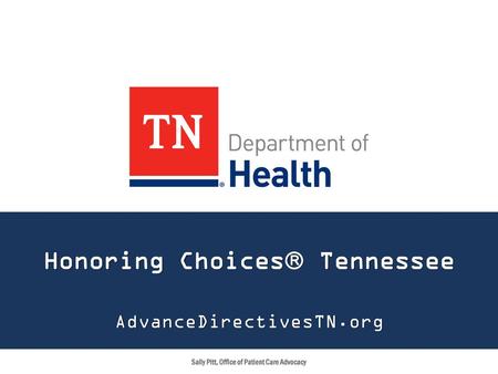 Honoring Choices Tennessee