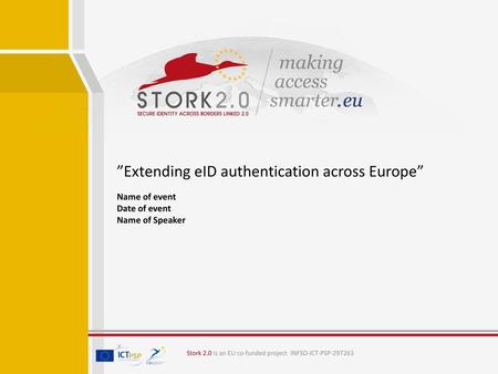 ”Extending eID authentication across Europe”