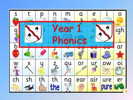 Year 1 Phonics.