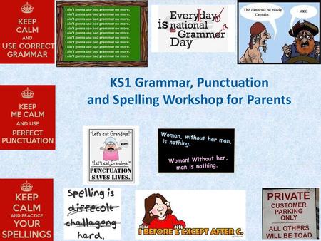 and Spelling Workshop for Parents