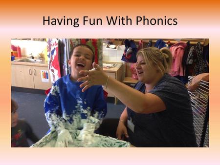 Having Fun With Phonics