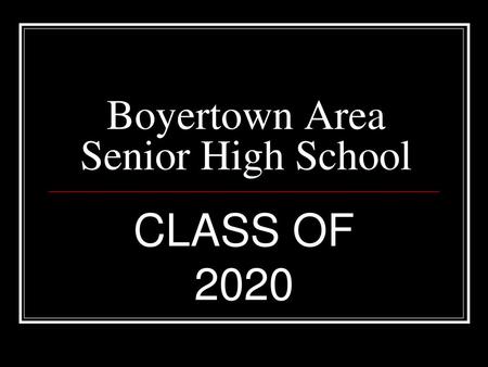 Boyertown Area Senior High School