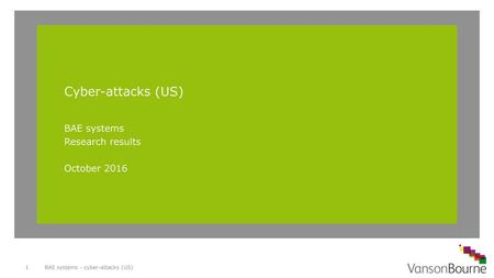 BAE systems Research results October 2016