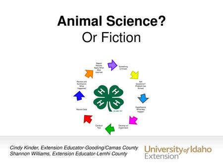 Animal Science? Or Fiction