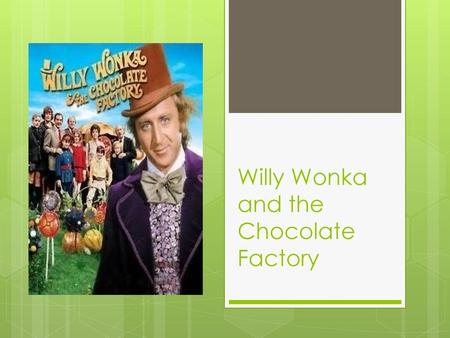 Willy Wonka and the Chocolate Factory