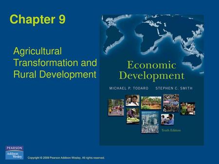 Agricultural Transformation and Rural Development