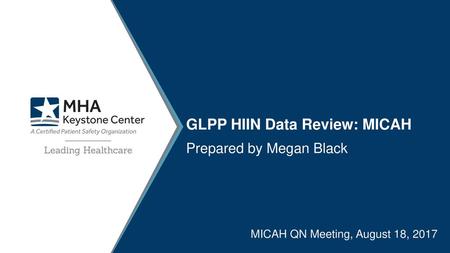 GLPP HIIN Data Review: MICAH