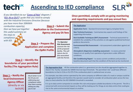 Ascending to IED compliance