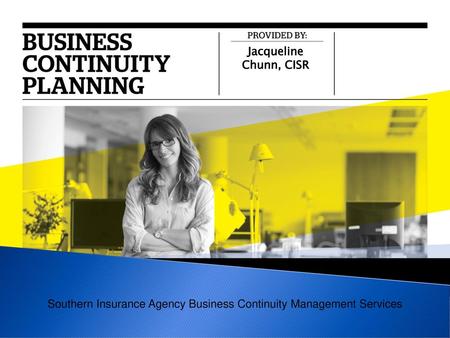 Southern Insurance Agency Business Continuity Management Services