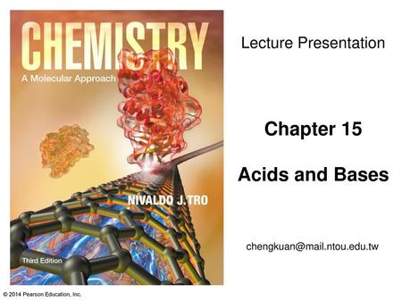 Chapter 15 Acids and Bases