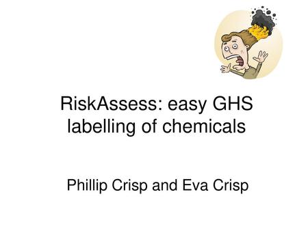 RiskAssess: easy GHS labelling of chemicals