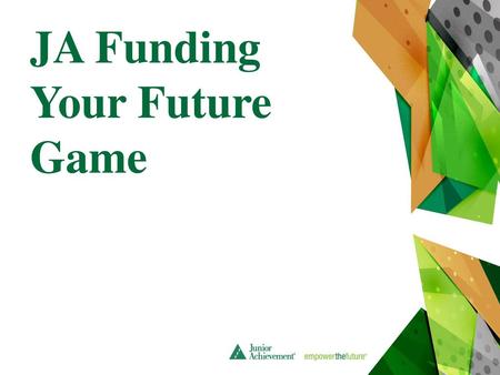 JA Funding Your Future Game