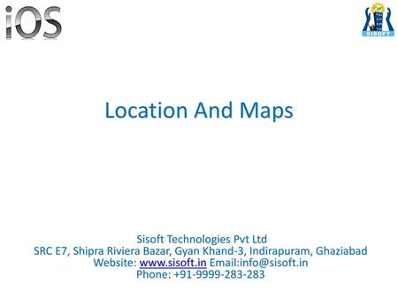 Location And Maps Sisoft Technologies Pvt Ltd