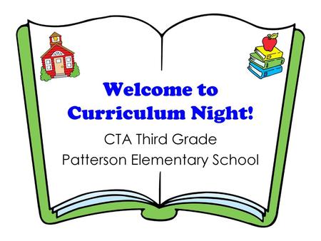 Welcome to Curriculum Night!