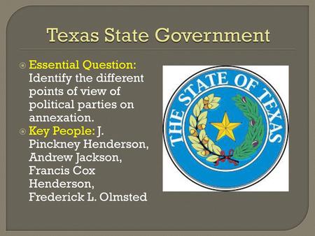 Texas State Government