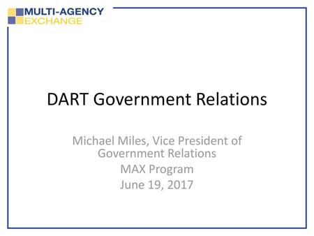 DART Government Relations