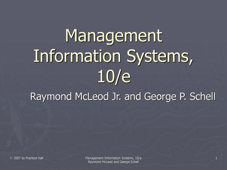 Management Information Systems, 10/e