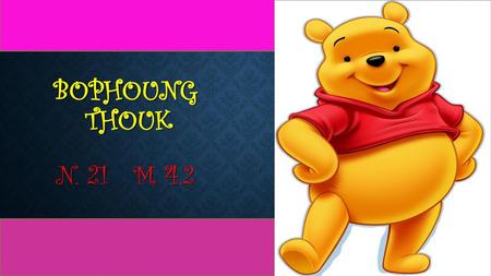 Bophoung Thouk N. 21 M 4.2.