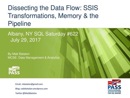 Dissecting the Data Flow: SSIS Transformations, Memory & the Pipeline