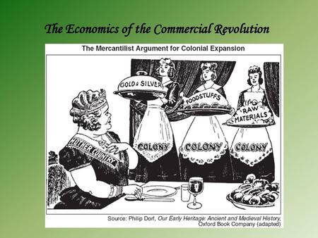 The Economics of the Commercial Revolution