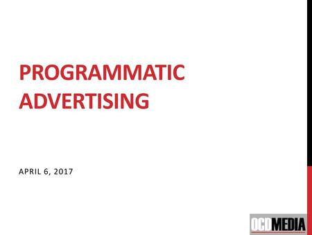 programmatic ADVERTISING