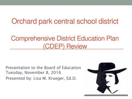 Presentation to the Board of Education Tuesday, November 8, 2016