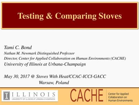 Testing & Comparing Stoves