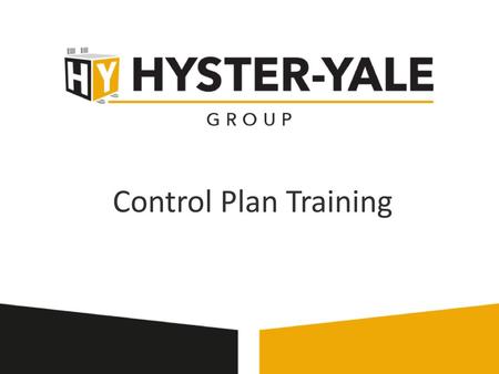 Control Plan Training.