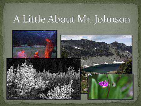 A Little About Mr. Johnson