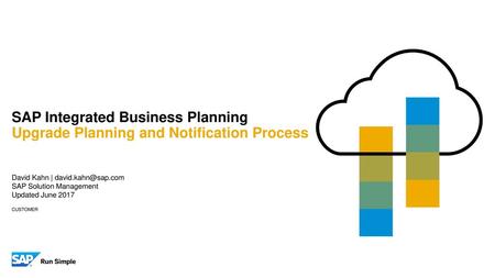 SAP Integrated Business Planning