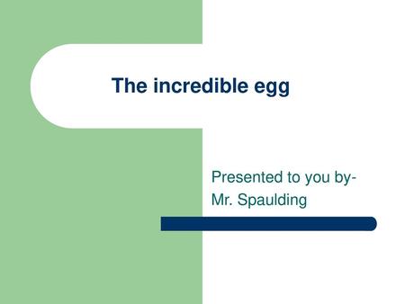 Presented to you by- Mr. Spaulding