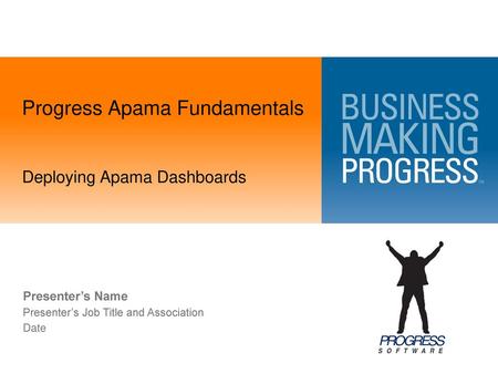 Progress Apama Fundamentals