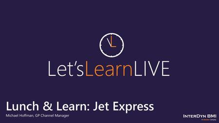 Lunch & Learn: Jet Express