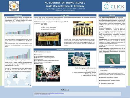 NO COUNTRY FOR YOUNG PEOPLE ? Youth Unemployment in Germany