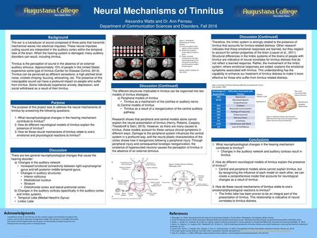 Neural Mechanisms of Tinnitus