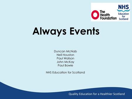 NHS Education for Scotland