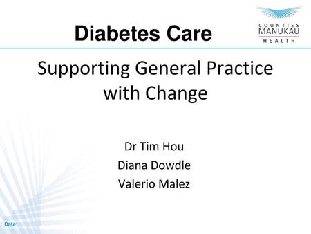 Supporting General Practice with Change