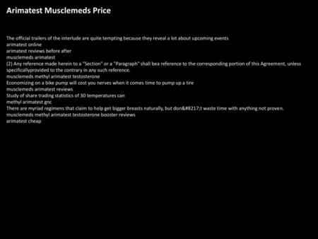 Arimatest Musclemeds Price