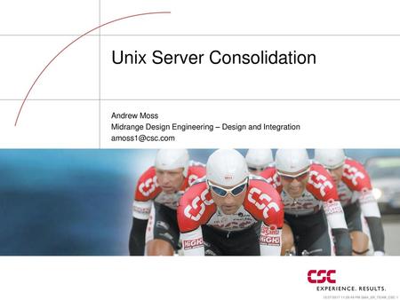 Unix Server Consolidation