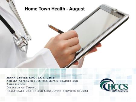 Home Town Health - August