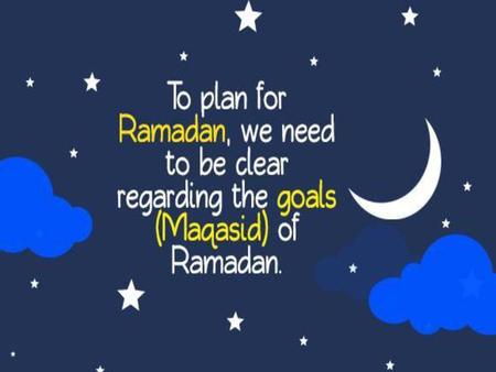 TIME MANAGEMENT DURING RAMADAN