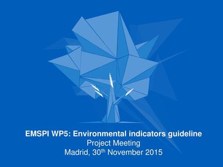 Environmental impact and energy consumption