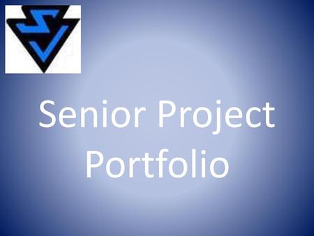 Senior Project Portfolio