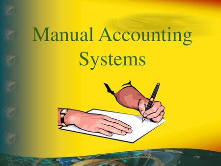 Manual Accounting Systems