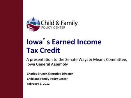 Iowa’s Earned Income Tax Credit