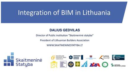 Integration of BIM in Lithuania